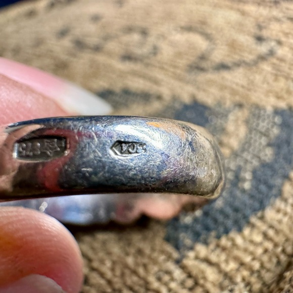 Vintage sterling silver ring. - Picture 8 of 12